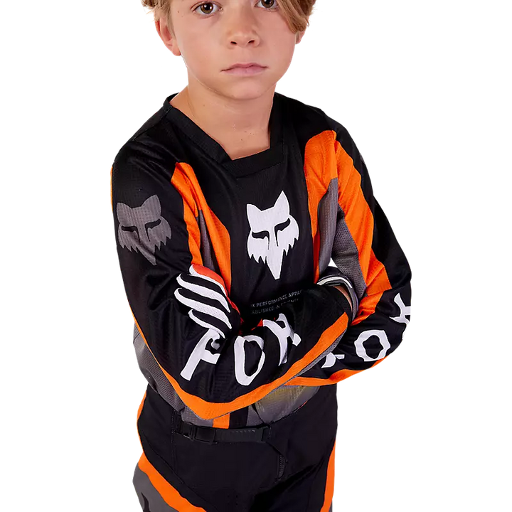 2024 Fox Youth 180 BALLAST Grey Black Orange Kit Combo