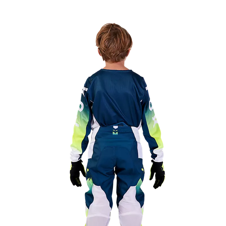 2024 Fox Youth 180 FLORA Blue Kit Combo