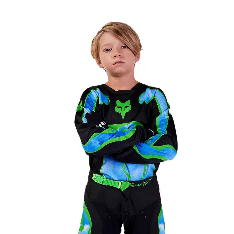 2024 Fox Youth 180 ATLAS Black Green Blue Kit Combo