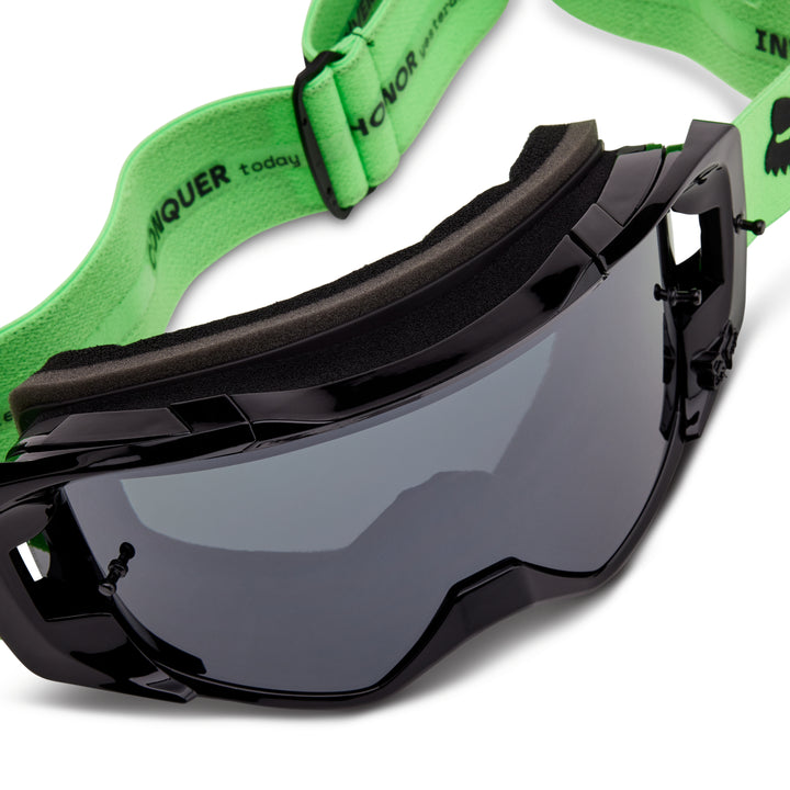 Limited Edition A1 Fox Vue 50th Anniversary Goggle Black Green - Mirror Lens