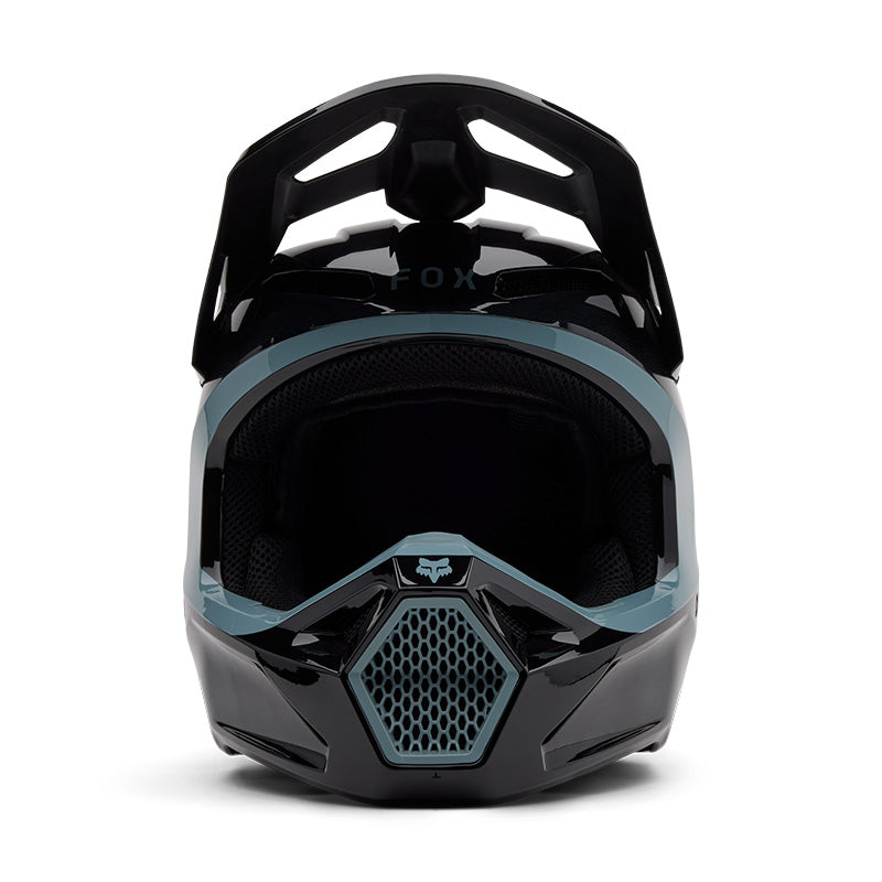 2025 Fox V1 Taunt Black Motocross Helmet