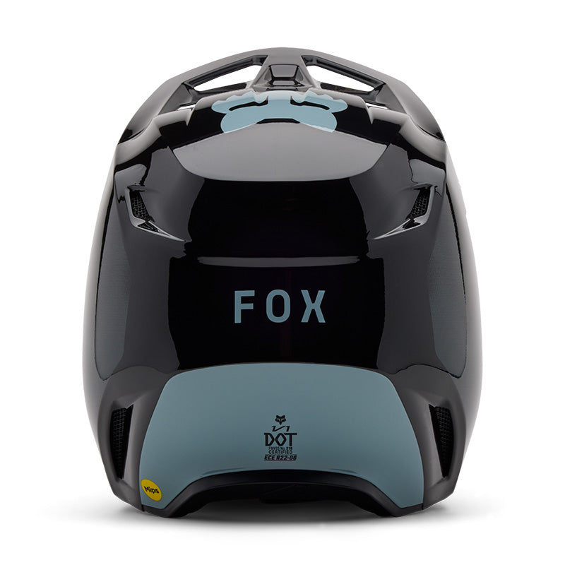 2025 Fox V1 Taunt Black Motocross Helmet