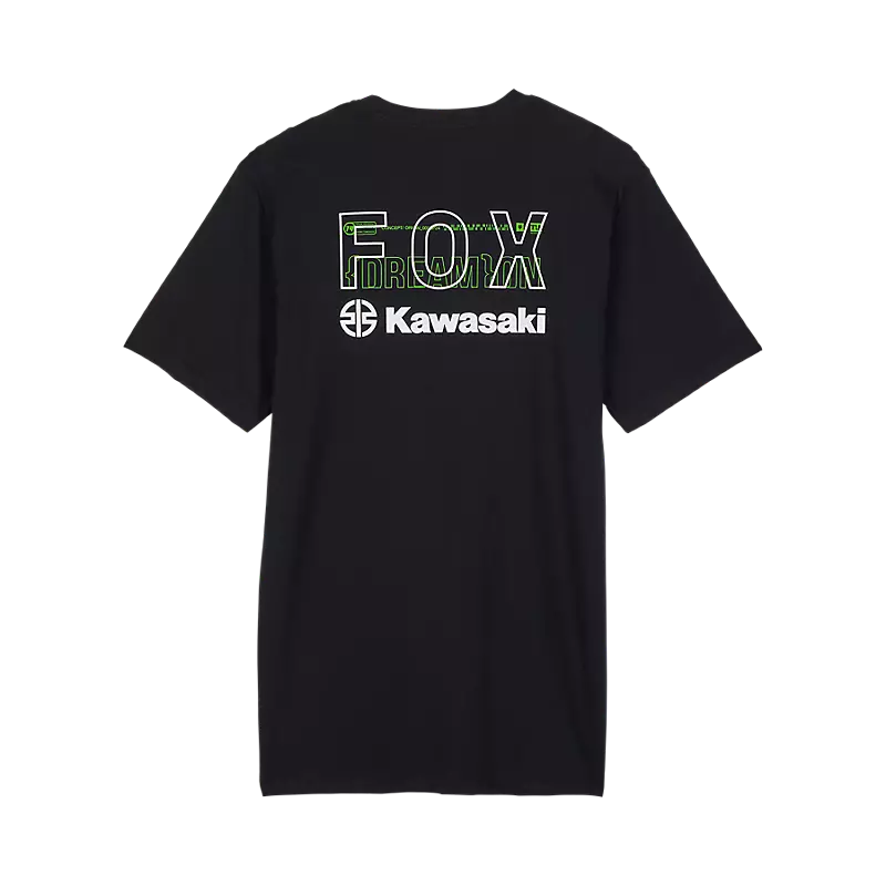 Fox X Kawasaki II Premium Tee Black