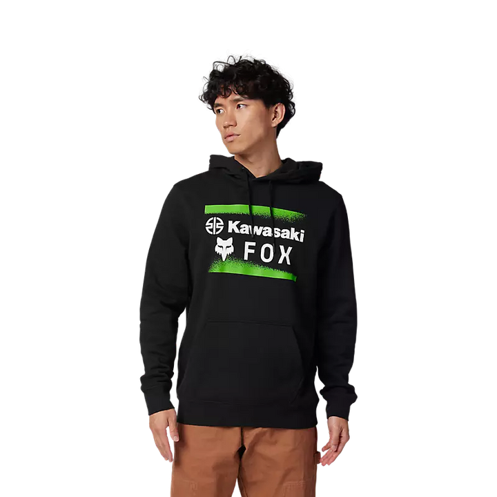 Fox X Kawasaki Pullover Hoodie Black