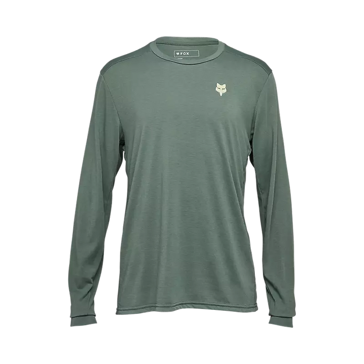 Fox Ranger Dri-Release Shepherds Long Sleeve MTB Jersey Green