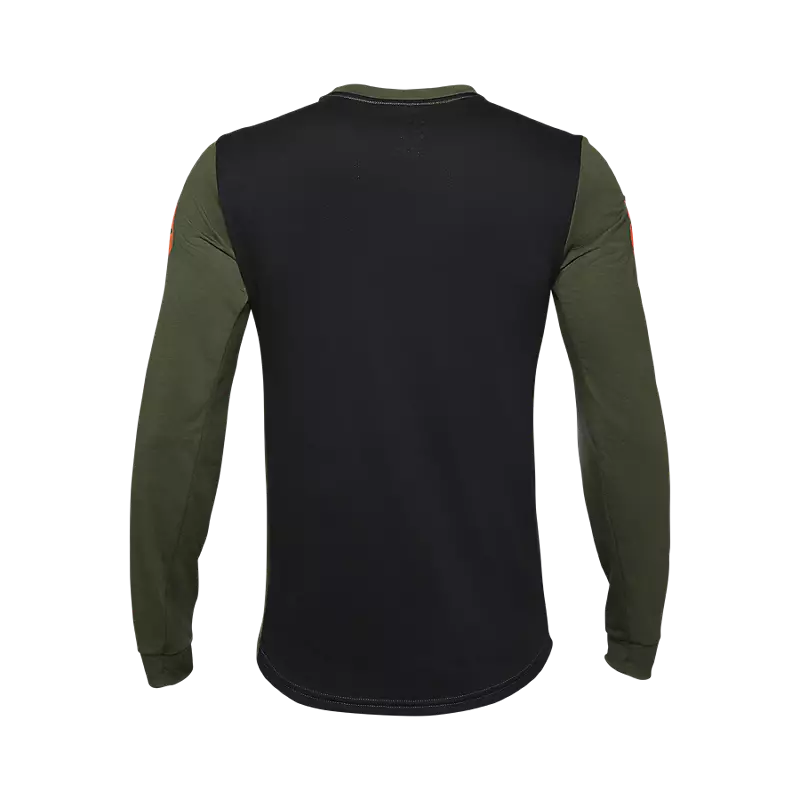 Fox Ranger Dri-Release Aviation Long Sleeve MTB Jersey Green