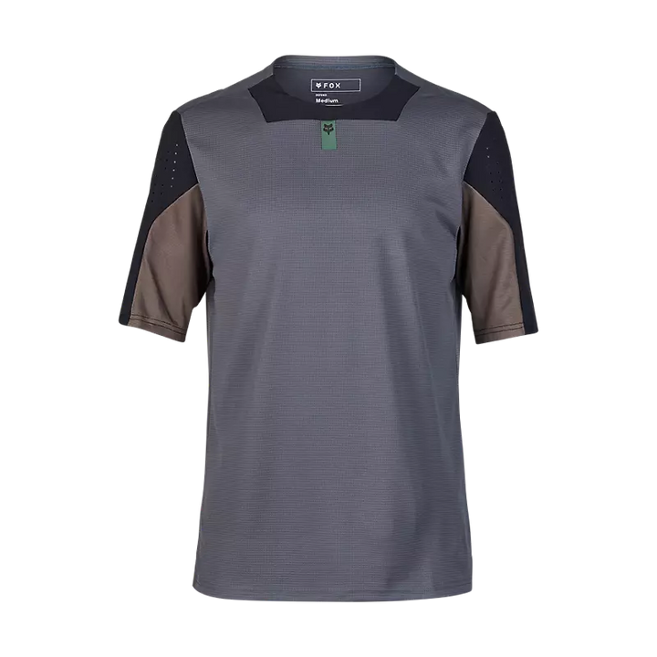 Fox Defend Short Sleeve MTB Jersey Grey