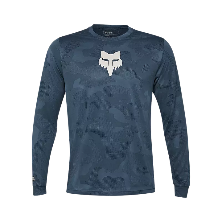 Fox Ranger Tru Dri Long Sleeve MTB Jersey Blue