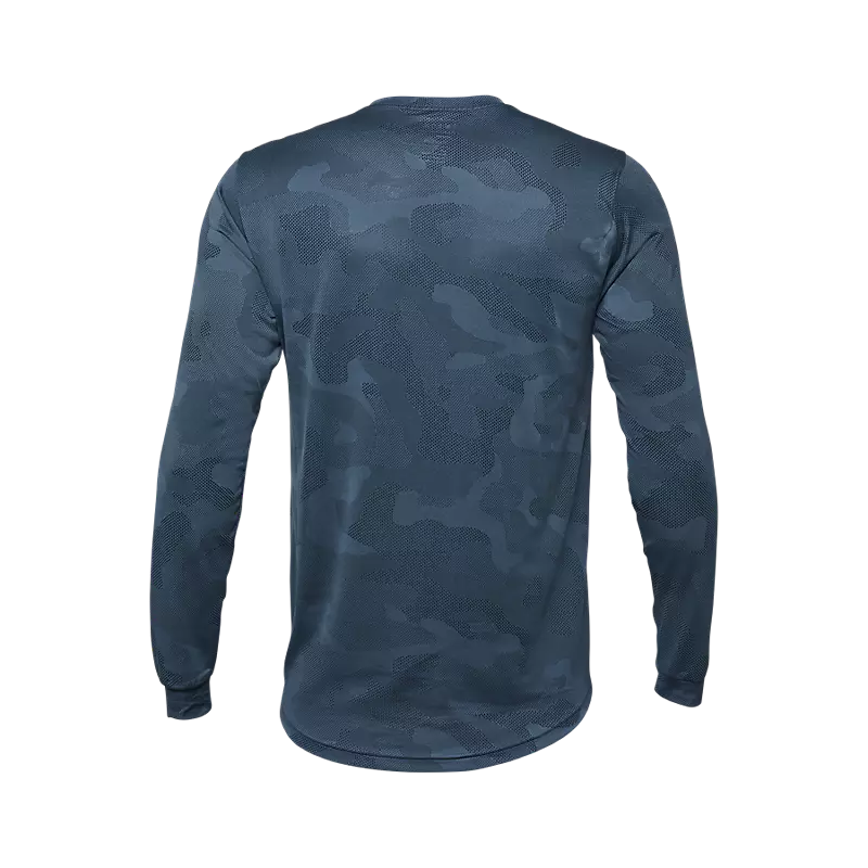 Fox Ranger Tru Dri Long Sleeve MTB Jersey Blue