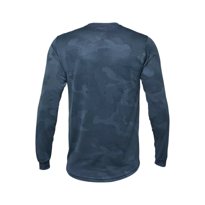 Fox Ranger Tru Dri Long Sleeve MTB Jersey Blue