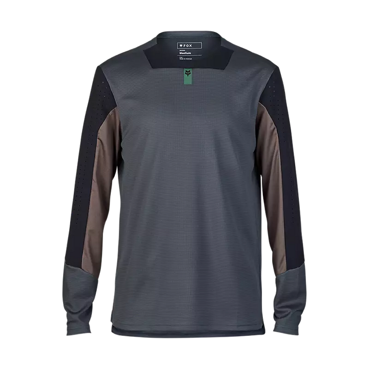 Fox Defend Long Sleeve MTB Jersey Graphite Grey