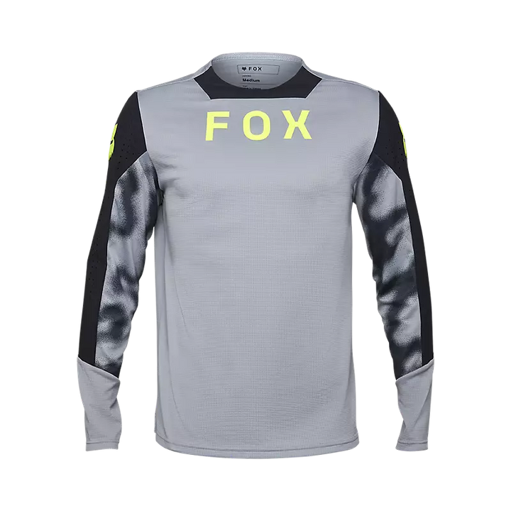 Fox Defend Taunt Long Sleeve MTB Jersey Grey