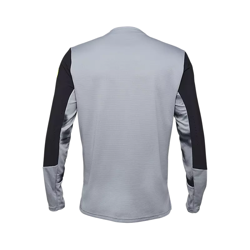 Fox Defend Taunt Long Sleeve MTB Jersey Grey