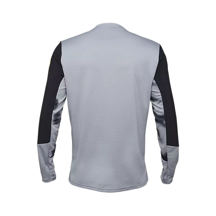 Fox Defend Taunt Long Sleeve MTB Jersey Grey