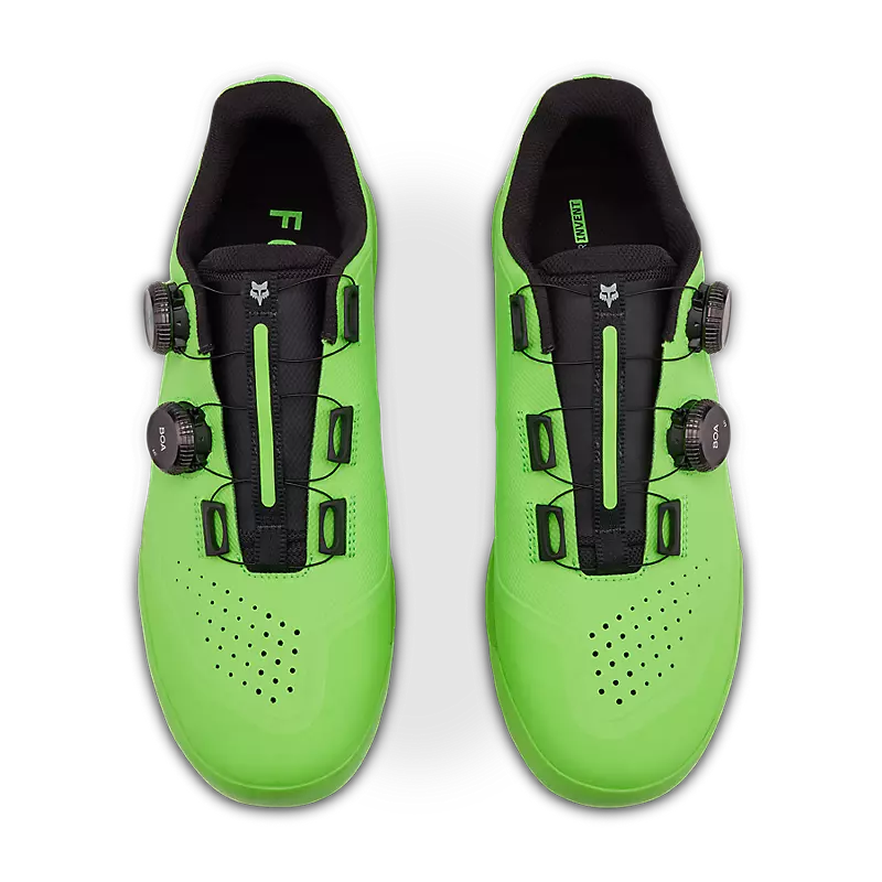 LIMITED EDITION 50TH FOX UNION BOA CLIPLESS MTB SHOES ACID GREEN