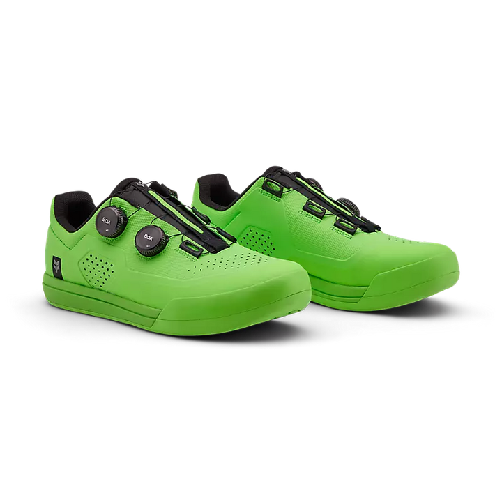 LIMITED EDITION 50TH FOX UNION BOA CLIPLESS MTB SHOES ACID GREEN