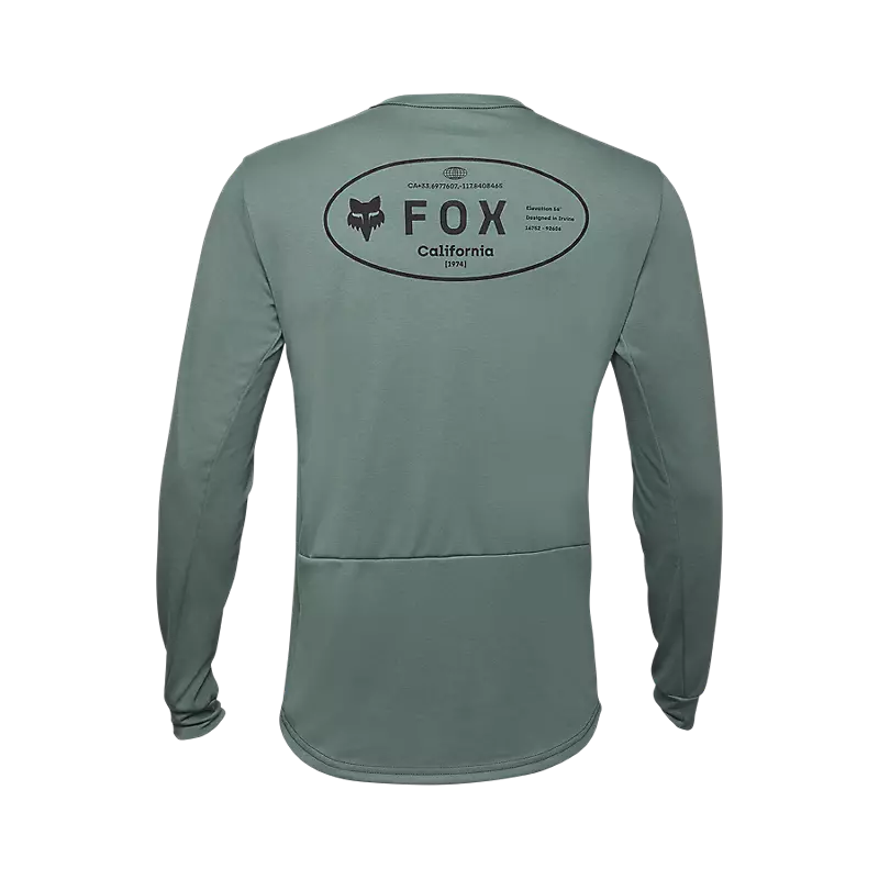 Fox Ranger Dri-Release Lunar Long Sleeve MTB Jersey Green