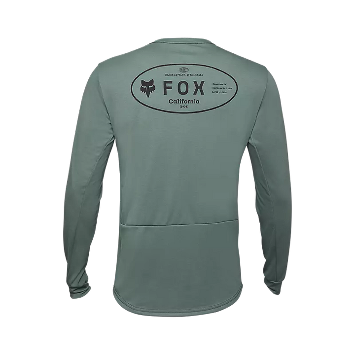 Fox Ranger Dri-Release Lunar Long Sleeve MTB Jersey Green