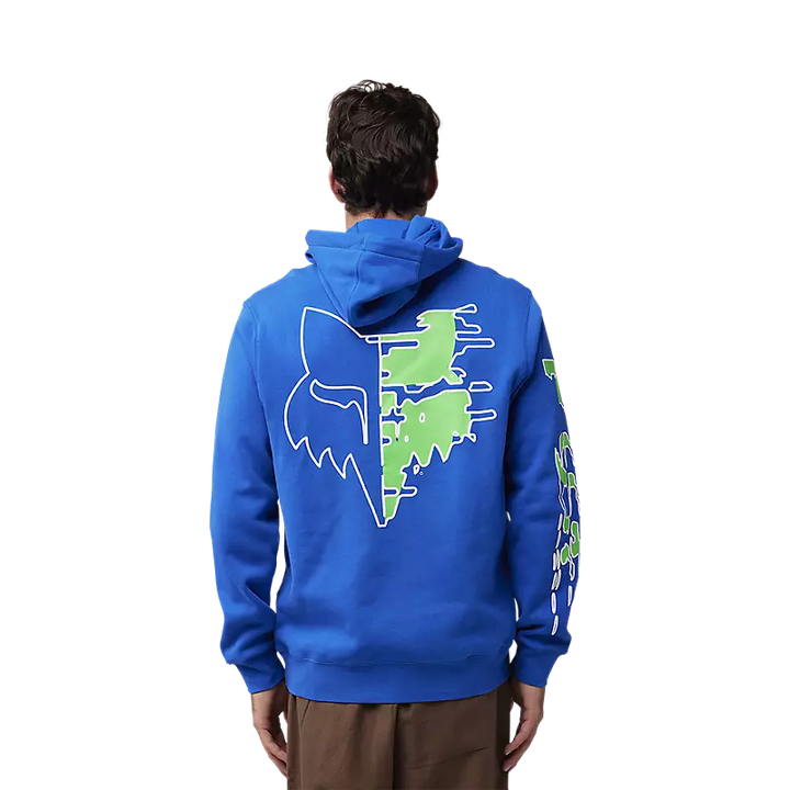 Fox Emotion Blast Pullover Hoodie Blue