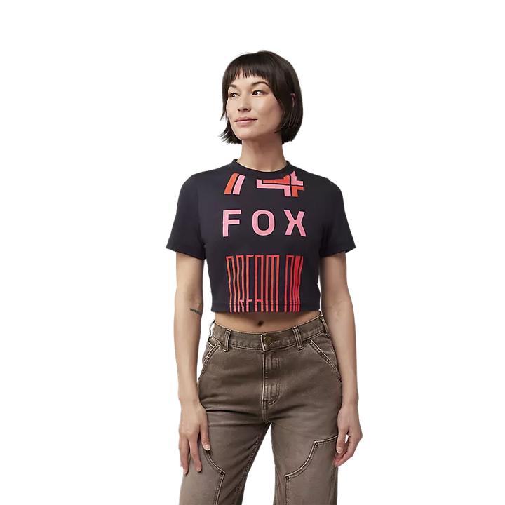 Fox Ladies Race Spec Crop Baby Tee Black