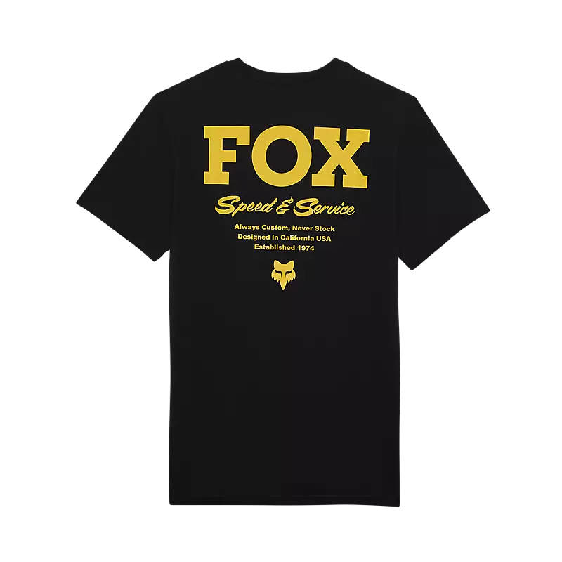 Fox Speed & Service Premium Tee Black