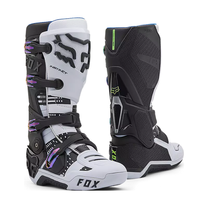 Limited Edition Fox Instinct 50th Anniversary Black White MX Boots