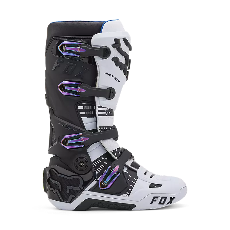 Limited Edition Fox Instinct 50th Anniversary Black White MX Boots