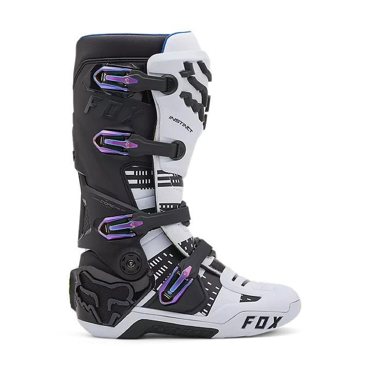 Limited Edition Fox Instinct 50th Anniversary Black White MX Boots