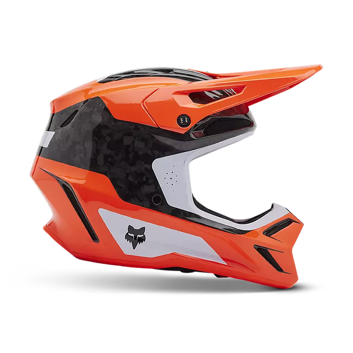 2025 Fox V3 RS Infinite Flo Orange Motocross Helmet