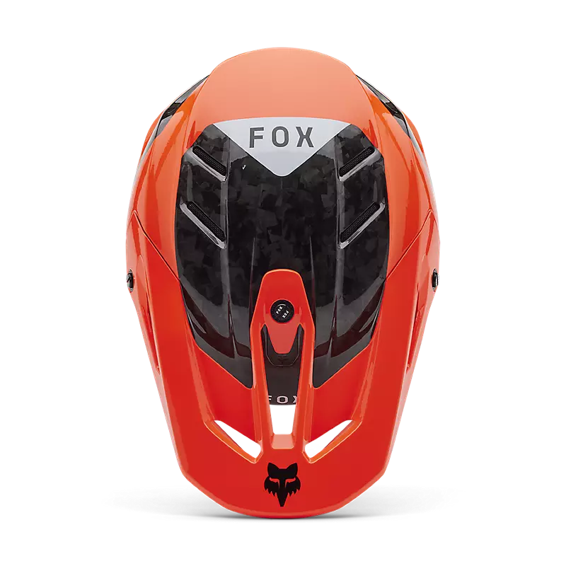 2025 Fox V3 RS Infinite Flo Orange Motocross Helmet