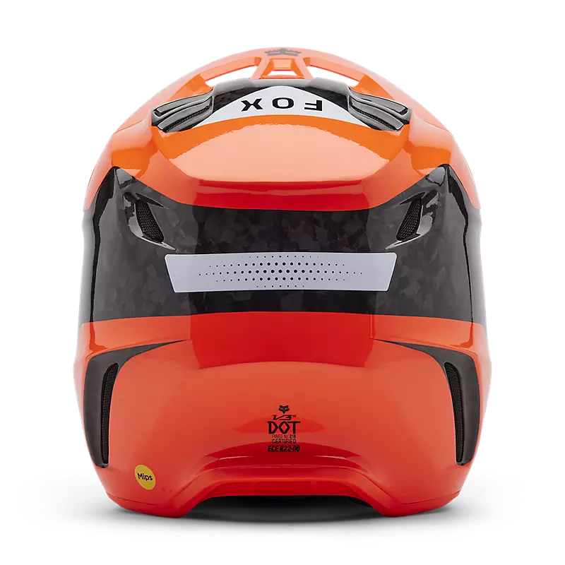 2025 Fox V3 RS Infinite Flo Orange Motocross Helmet