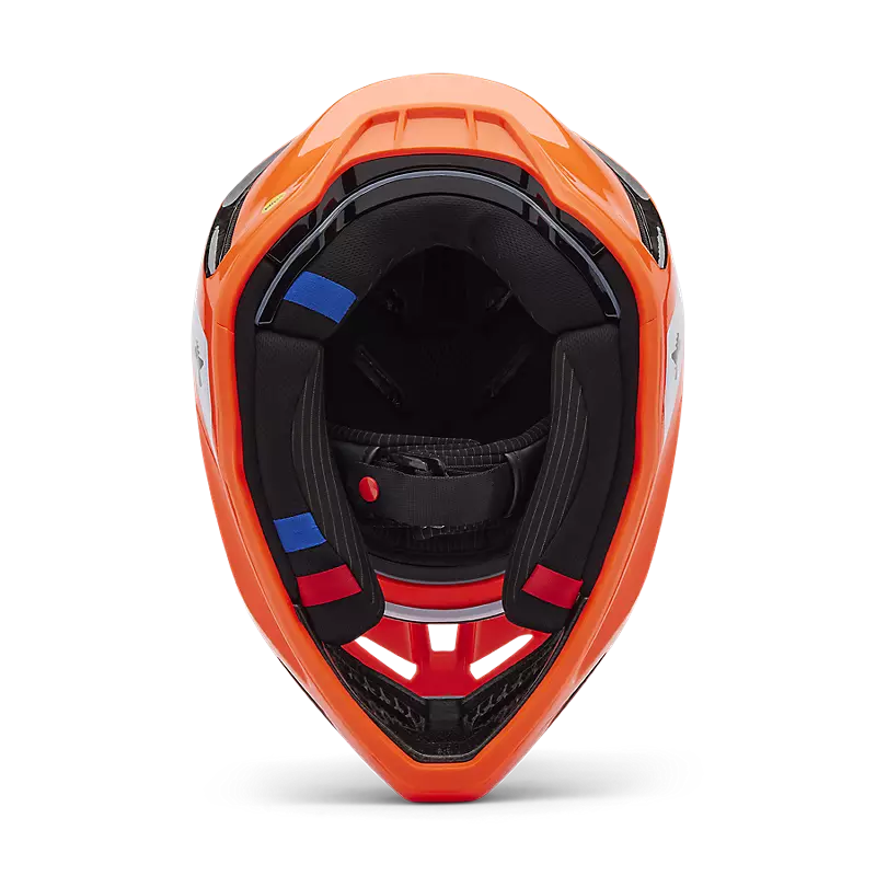 2025 Fox V3 RS Infinite Flo Orange Motocross Helmet