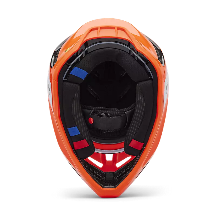 2025 Fox V3 RS Infinite Flo Orange Motocross Helmet