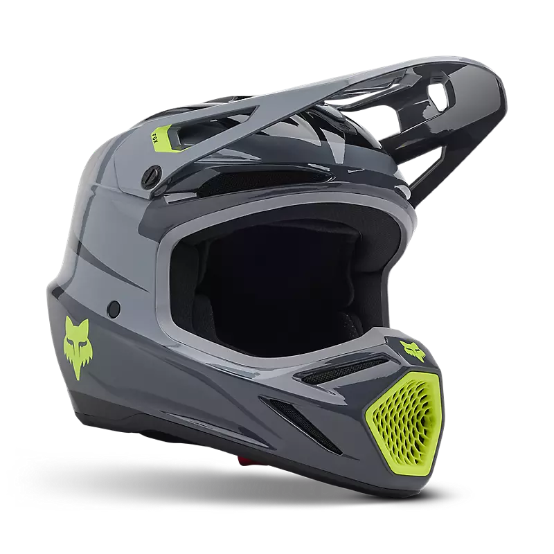 2025 Fox V3 Divider Graphite Grey Motocross Helmet