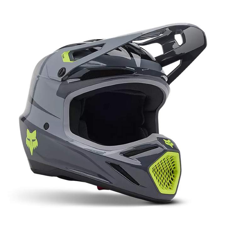 2025 Fox V3 Divider Graphite Grey Motocross Helmet