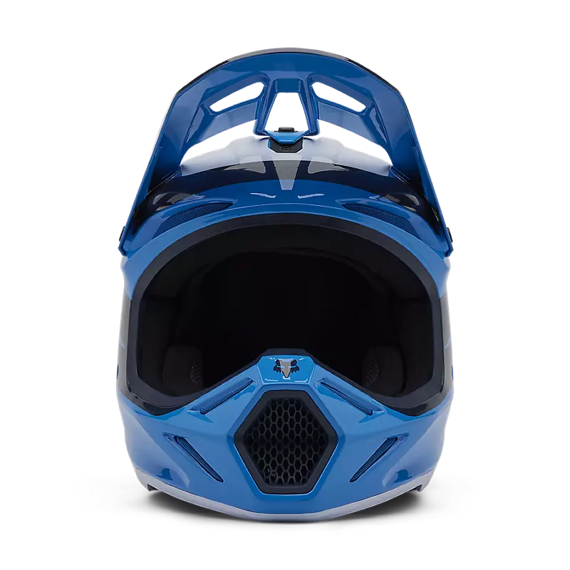 2025 Fox V3 Divider True Blue Motocross Helmet