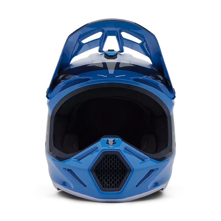 2025 Fox V3 Divider True Blue Motocross Helmet