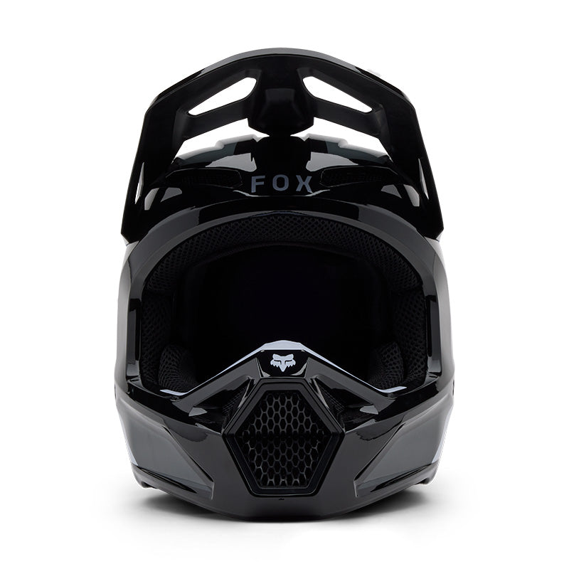 2025 Fox V1 Lean Black White Motocross Helmet