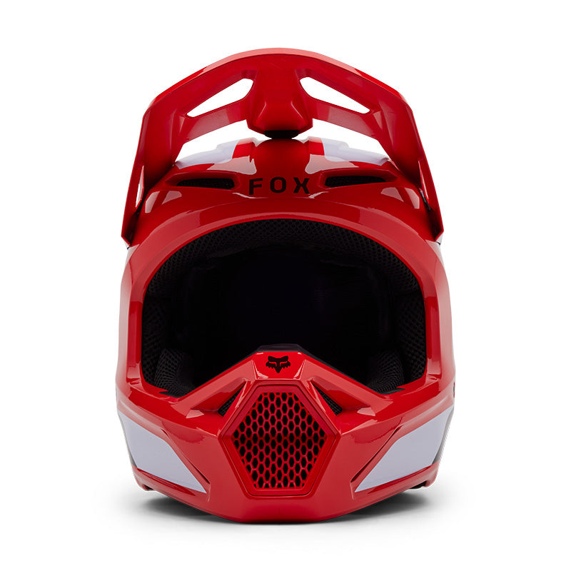 2025 Fox V1 Lean Red Motocross Helmet