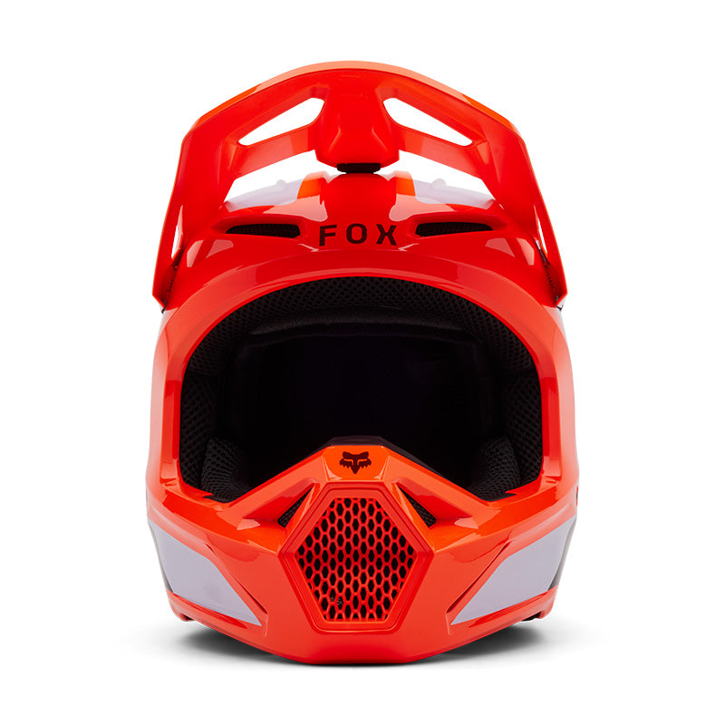 2025 Fox V1 Lean Orange Motocross Helmet