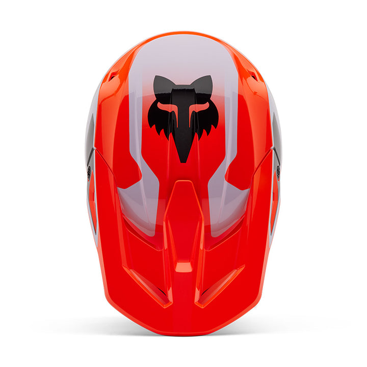 2025 Fox V1 Lean Orange Motocross Helmet