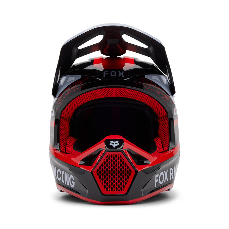 2025 Fox V1 Race Spec Red Motocross Helmet