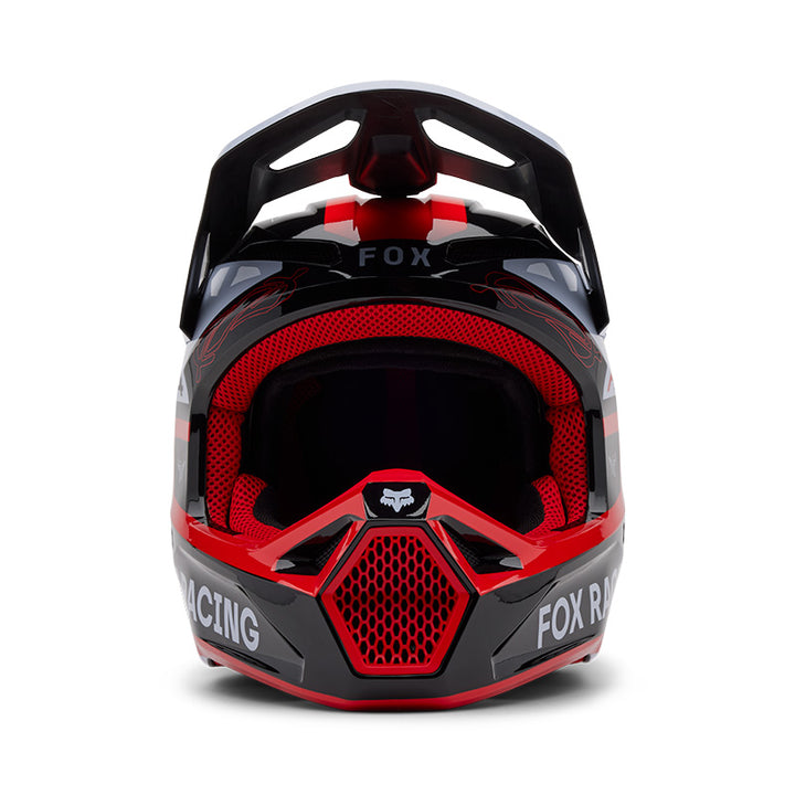 2025 Fox V1 Race Spec Red Motocross Helmet