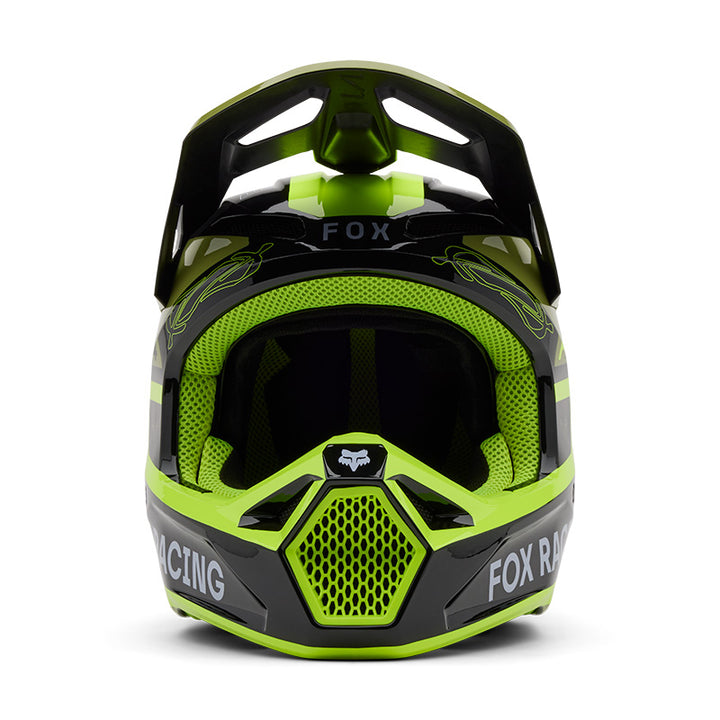 2025 Fox V1 Race Spec Green Motocross Helmet