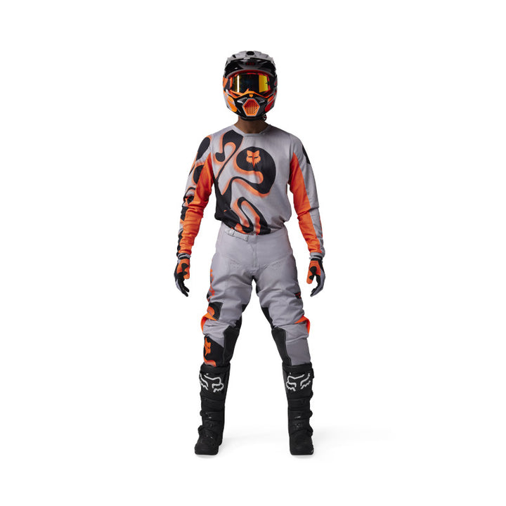 2025 Fox 180 Emotion Grey Orange MX Kit Combo