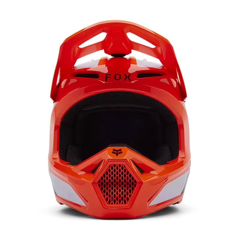 2025 Fox Youth V1 Lean Orange Helmet