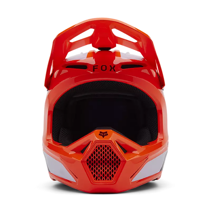 2025 Fox Youth V1 Lean Orange Helmet