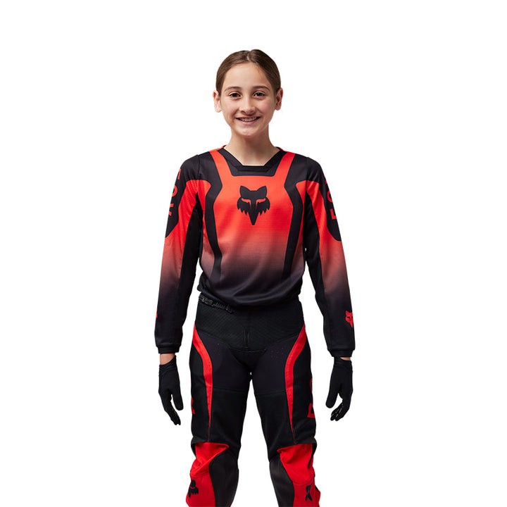 2025 Fox Youth 180 Lean Red Kit Combo