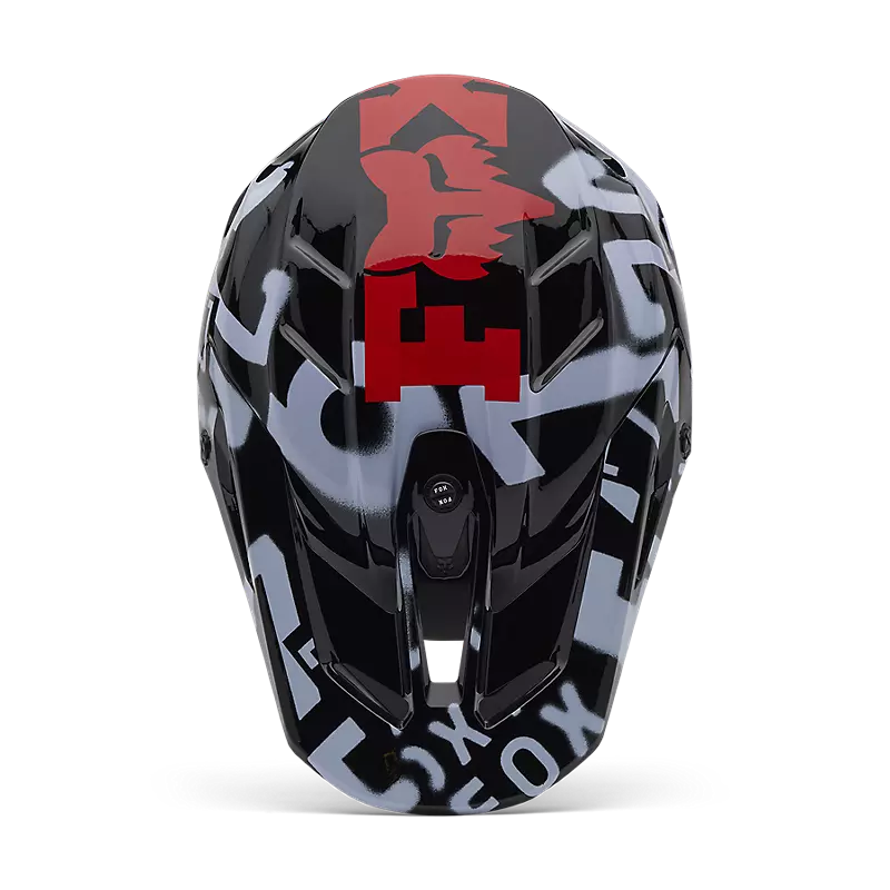 2025 Fox V3 Seventy4 Black Red Motocross Helmet