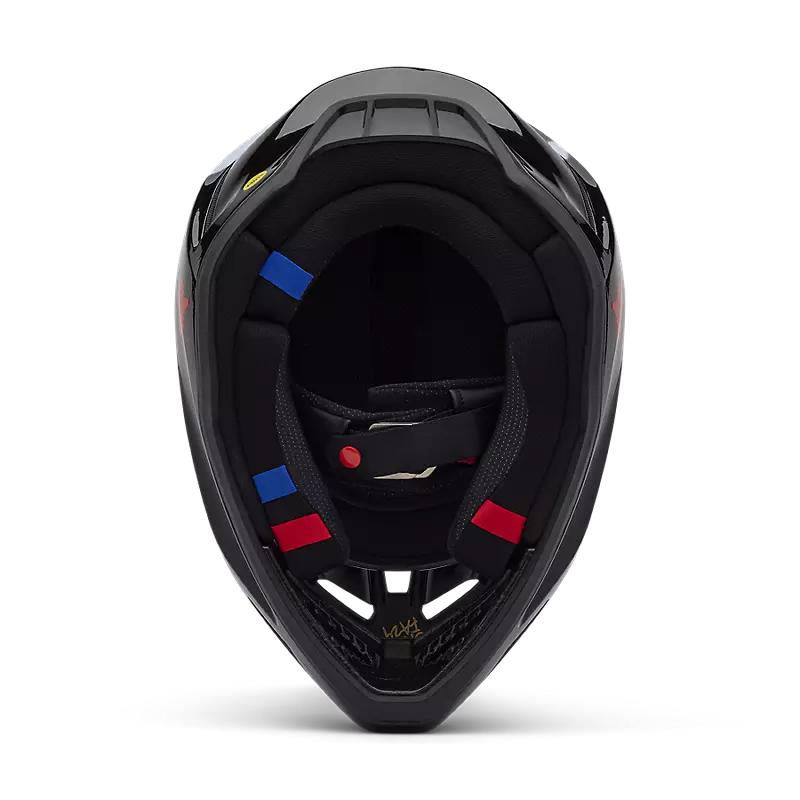 2025 Fox V3 Seventy4 Black Red Motocross Helmet